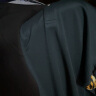 恒源祥长袖T恤男士纯色翻领含桑蚕丝体恤上衣15808502 墨绿 190/104A  实拍图