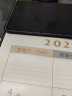 信发 TRNFA DB-909 黑色大班台历2024年创意桌面鼠标垫商务桌垫计划本式创意日历大号月历周历记事办公 实拍图