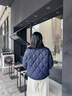 beanpole90%鵝絨 BEANPOLE濱波秋冬女士短款高蓬松輕量羽絨服 藏青色 M 165/88A 曬單實(shí)拍圖