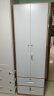 金经金属钢制简约现代衣柜家用收纳卧室小户型组合铁皮柜衣橱长0.6米二抽 实拍图