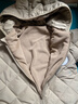 翼紙鳶嬰兒衣服新生兒秋冬加厚連體衣寶寶哈衣棉服保暖衣小童外出服爬服 卡其色-小熊薄棉款 80cm 曬單實(shí)拍圖