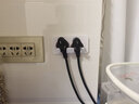 Imakara日本電源線(xiàn)插頭收納掛架強力粘鉤整理收納架廚房插頭掛鉤 白色 曬單實(shí)拍圖