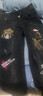 新品輕奢侈刺繡牛仔褲男修身蝙蝠圖案繡花小腳褲水洗煙灰色重工個(gè)性緊身鉛筆褲品質(zhì)圖案印花窄腳褲新款長(cháng)褲子 圖片色 29碼 曬單實(shí)拍圖