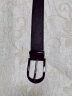 威可多（VICUTU）男士皮带百搭头层牛皮时尚休闲腰带VEW23192361 黑色 105cm 实拍图