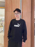 衛(wèi)衣男秋冬純棉加絨加厚純色打底衫上衣男士休閑套頭青年保暖上衣 黑色 2XL 曬單實拍圖