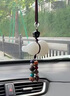 RWTW汽車(chē)掛件玉石葫蘆后視鏡車(chē)掛天然白玉車(chē)載掛飾男女士車(chē)內吊飾 福祿葫蘆 曬單實(shí)拍圖