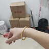 KERLA老鳳凰金店款鍍沙金手鐲古法仿黃金鐲子仿真金999傳承首飾女三生 古法粗5毫米60碼 沙金不掉色是高品質(zhì) 曬單實(shí)拍圖