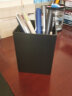 金得利（KINARY）SN004 方尊方形笔筒时尚创意简约笔桶文具收纳办公桌收纳盒笔盒大容量防滑底座 黑色 实拍图