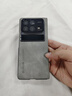 千望【無需貼膜丨35°防窺款】適用小米mixfold4手機殼折疊屏羊巴皮fold4保護套殼膜一體保護殼 小米fold4【輕奢灰】防窺款丨真皮手感丨殼膜一體 曬單實拍圖