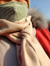 上海故事妇女节礼物中国红秋冬保暖围巾女士长款本命年围脖年会两用礼盒装 裸色 实拍图