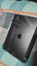 智思慧適用2025款Apple iPadpro11英寸M5/M4保護套 蘋(píng)果平板透明殼帶筆槽硅膠全包防摔三折支撐皮套 黑色 曬單實(shí)拍圖