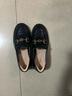 康莉平底樂(lè )福鞋女秋季新款復古英倫風(fēng)休閑黑色通勤小皮鞋 黑色*鱷魚(yú)紋面 34 曬單實(shí)拍圖