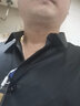 羅蒙（ROMON）休閑襯衫男長(cháng)袖秋季免燙商務(wù)黑襯衣男士職業(yè)正裝白襯衫男裝中青年 淺藍色 +黑色 2件裝 4XL 建議175-190斤 曬單實(shí)拍圖