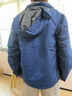 印多多 泰森狼沖鋒衣定制印logo秋冬工服快遞外面外套防水工裝三合一外 藍色 XL 曬單實(shí)拍圖