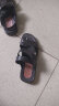 回力休闲凉鞋男款居家拖鞋户外两穿沙滩舒适透气经典简约款HL3338黑色40码 实拍图