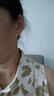 芳妮兔S999足銀森系牛油果耳釘女潮流耳環(huán)小眾設計感夏季小清新耳飾禮物 小清新耳釘【牛油果綠】一對 曬單實拍圖