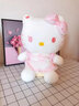 LittleCuCu正版大號hello kitty公仔玩偶凱蒂貓哈嘍kity娃娃女孩生日禮物 洛麗塔少女粉KT 16寸約40厘米[吊牌防偽] 曬單實(shí)拍圖
