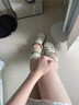 JIOESC紐扣堆堆襪套美拉德拼色襪套女春秋款JK毛線針織秋天彩色腿套襪子 淺黃 1雙 曬單實(shí)拍圖