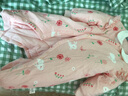 寶然寶然嬰兒連體衣新生兒衣服薄棉衣棉服保暖公主哈衣爬服秋冬裝6713 加厚棉衣(建議15度以下穿) 66cm 曬單實(shí)拍圖