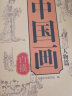 中国画白描描摹本 参考填色图例 动物古诗花鸟人物山水植物工笔画白描底稿线描国画临摹画册学者入门（全6册） 实拍图