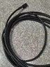 歐瑞寶正纏繞管包線管電線收納整理裝飾束線 電車線纜固線繞線理線防咬器 黑色 內(nèi)徑6mm/長1米 曬單實拍圖