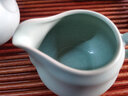 陶立方 汝窯陶瓷公道杯手工開(kāi)片富貴茶海汝瓷功夫茶具配件茶壺 TF-5107 天青如意茶海 曬單實(shí)拍圖