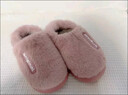 ECAC防滑保暖月子鞋女款秋冬季外穿居家室內孕婦包跟鎖溫棉拖鞋女 粉色【軟底防滑】包跟保暖 36-37 適合35-36的腳穿 曬單實(shí)拍圖