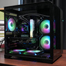 微星（MSI）臺式機13/14代i5 13400F/14600KF+5060Ti組裝臺式電腦主機吃雞黑神話悟空游戲主機水冷全景海景房 配置二：i5 12400F/5060Ti D4 一體式水冷單主機 曬單實拍圖