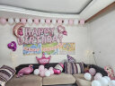 欧妮姿生日场景布置女孩生日装饰气球主题生日快乐铝膜桌飘气球浪漫星月 实拍图