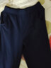 鼎度（DINGDU）男童灰色運動(dòng)褲小學(xué)生校服春秋加厚兒童藏青色長(cháng)褲女童深灰色褲子 藏青色(黑藍) 單褲 直筒運動(dòng)褲 160 曬單實(shí)拍圖