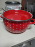 歐麗家 搪瓷老式搪瓷湯鍋燉鍋煮食鍋大容量電磁爐明火通用 草莓蛋糕 24cm 4900ml 曬單實(shí)拍圖