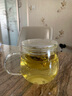 沉弗茶杯玻璃杯過(guò)濾泡花茶杯家用帶蓋帶把茶水分離男女辦公透明水杯子 加厚圓趣三件杯580ML 曬單實(shí)拍圖