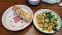 佩爾森卡通高顏值碗盤套裝家用陶瓷碗碟餐具可愛一人食飯碗盤子情侶碗筷 2人食呆萌熊 11頭 曬單實(shí)拍圖