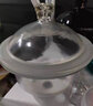湘玻 玻璃干燥器干燥皿實驗室加厚玻璃真空實驗室透明棕色干燥劑保干器 【透明】240mm 曬單實拍圖
