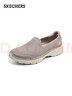 斯凱奇（SKECHERS）休閑健步鞋女懶人套腳透氣運(yùn)動(dòng)鞋124508 淺灰色/粉紅色/LGPK 39.5 曬單實(shí)拍圖