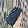 玄皇【鏡頭全包】蘋果16promax手機(jī)殼iphone16新款膚感磨砂Magsafe磁吸充電硅膠防摔超薄透明高端簡約 蘋果16plus【磨砂黑】徠卡鏡頭 親膚手感 曬單實(shí)拍圖