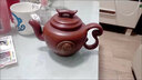 1949年開(kāi)國大典款老一廠(chǎng)顧景舟底款庫存顧景舟石瓢秦權宜興紫砂壺 顧景舟四方錦紋 300ml 曬單實(shí)拍圖