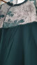 俞兆林母亲节礼物妈妈夏装优雅连衣裙新款套装裙中老年女装时尚女裙子潮 秋香绿 2XL 建议105-120斤 晒单实拍图