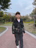 三葉豆（SANYEDOU）男童牛仔外套春秋款2023新款兒童衣服中大童男孩秋裝洋氣上衣 綠色 160cm 曬單實(shí)拍圖