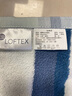 LOFTEX亞光純棉毛巾全棉色織加厚柔軟吸水速干洗臉巾方巾2條裝 理想 藍(lán)/紅 60g /34*34cm/條 曬單實(shí)拍圖