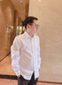 晨芙職業(yè)襯衫男女長(cháng)袖商務(wù)正裝高檔白襯衣4S店工作服保險公司領(lǐng)導工裝 單件男白色長(cháng)袖 XL 曬單實(shí)拍圖