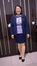 簡蜓職業(yè)裝女裝套裝新款時(shí)尚春秋氣質(zhì)女士西服工作服西裝面試正裝工裝 藏藍(lán)色西裝+襯衫+馬甲+半裙+西褲 5XL 曬單實(shí)拍圖