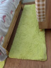 爱尚象地毯加柔长绒客厅书房地毯卧室床边飘窗铺毯可定制 加厚 羊羔绒 草绿色 60*160厘米 实拍图