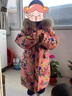 G.DUCKKIDS小黃鴨女童羽絨服冬季新款白鴨絨女裝大童洋氣加厚外套兒童中長(cháng)款 粉色配貉子毛 130 cm 曬單實(shí)拍圖