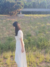 熒蒂新中式國風(fēng)盤(pán)扣泡泡袖溫柔氣質(zhì)連衣裙女2025新款夏季新款收腰裙子 米白色 M 曬單實(shí)拍圖