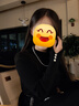 妮縷 半高領(lǐng)針織連衣裙女中長(cháng)款小個(gè)子顯瘦打底裙秋冬新款a字長(cháng)裙子黑色S 曬單實(shí)拍圖