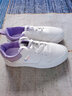 九寸陽(yáng)光板鞋男休閑小白鞋男鞋休閑男鞋皮鞋男青少年學(xué)生板鞋防臭運動(dòng)鞋 小白潮鞋白紫色 42 曬單實(shí)拍圖