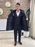 俞兆林男士羽絨服中老年長(cháng)款鵝絨服過(guò)膝蓋爸爸裝冬季防寒加厚男外套爺爺 黑色8817 【貉子毛】 XL -180 曬單實(shí)拍圖