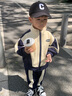 G.DUCKKIDS兒童套裝男童春裝2025新款帥氣炸街童裝寶寶春秋運動男孩酷帥衣服 藏青色 130 cm 曬單實拍圖