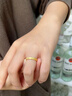 中國黃金（CHINA GOLD）心跳黃金戒指男女士足金1314指環(huán)手飾品生日婦女節禮物送女友愛(ài)人 圈號10-11【單個(gè)】約1.1g 曬單實(shí)拍圖